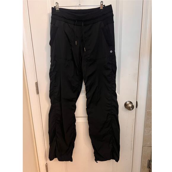 Lululemon Dance Studio Mid-Rise Full Length Pant Black 34” Inseam Sz 8 Yoga Gym - Picture 4 of 10